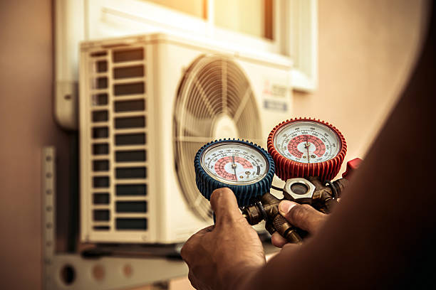 Professional Hvac technician working in Brandy Station, VA